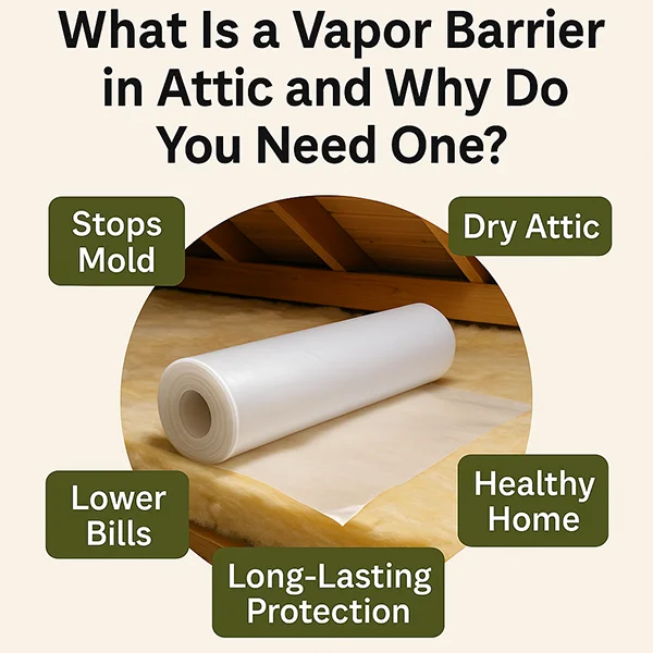 What Is a Vapor Barrier for Attic - Pure Eco Inc.