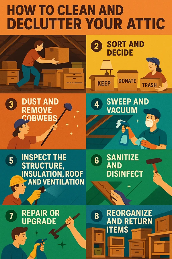 How to clean Your Attic - Pure Eco Inc