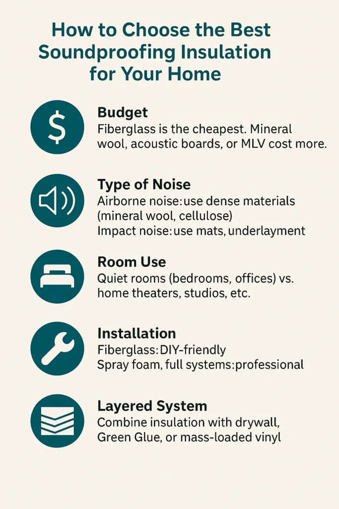 How to Choose the Best Soundproofing Insulation for Your Home - Pure Eco Inc
