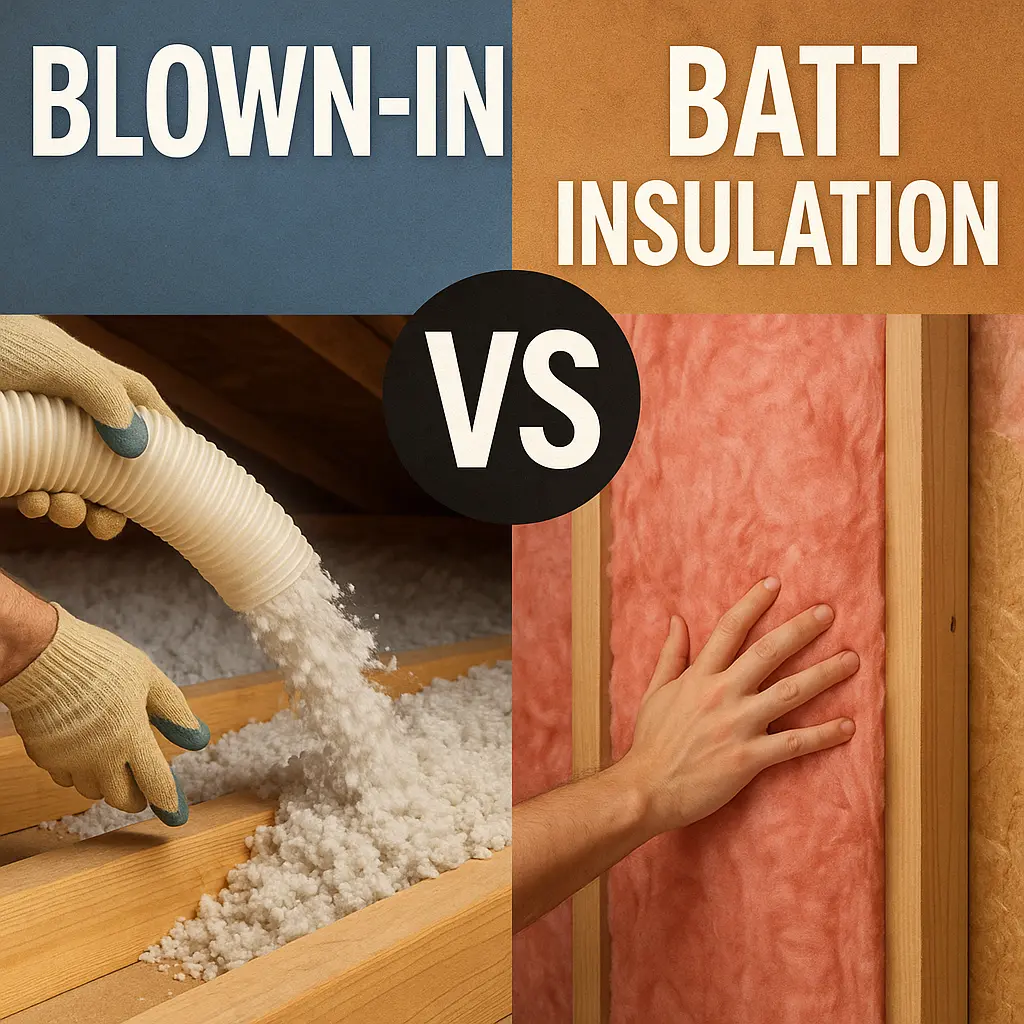 Blown-In vs Batt Insulation - Pure Eco Inc